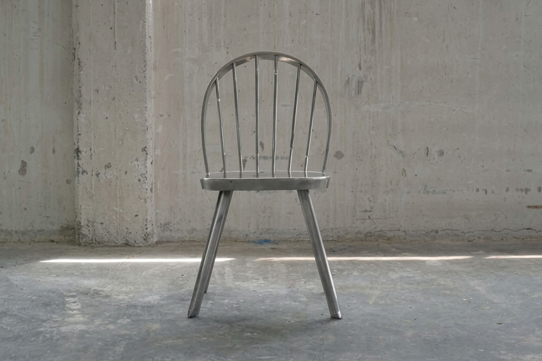 Metal aluminium chair