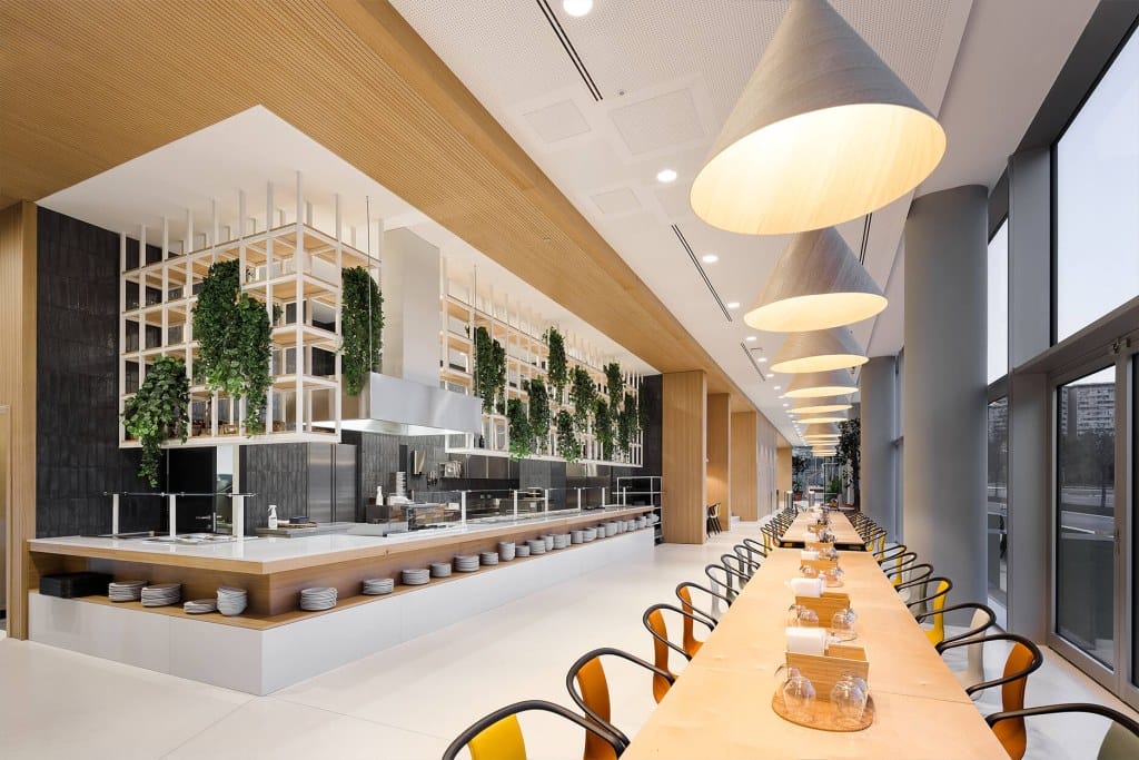 Vitra chair in canteen