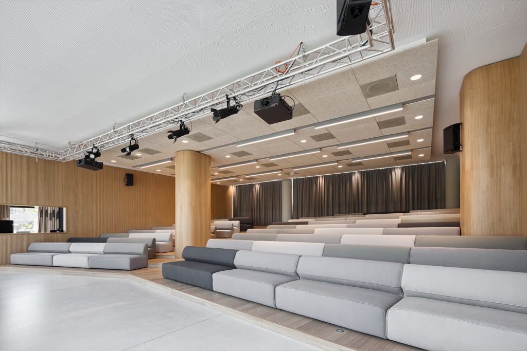 large auditorium used for presentations and events