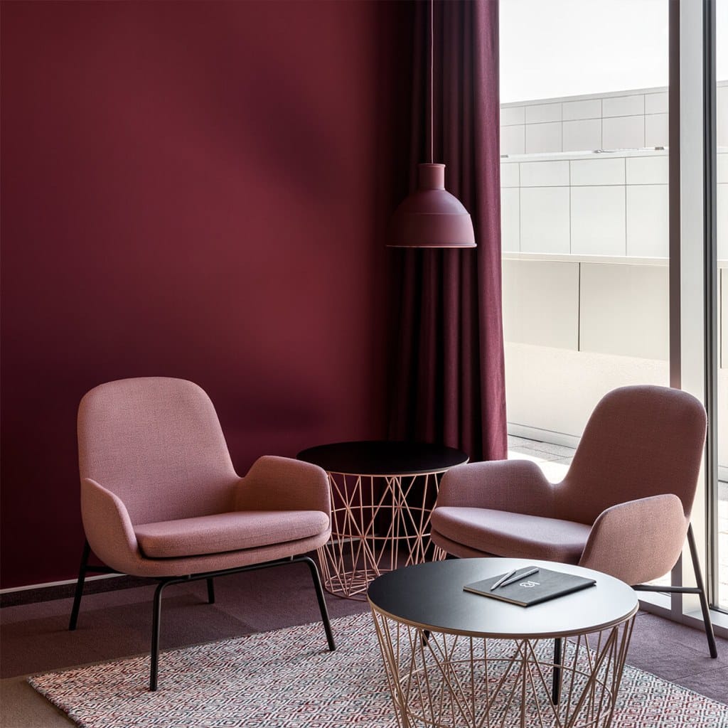 Monochromatic Purple Interior Elements